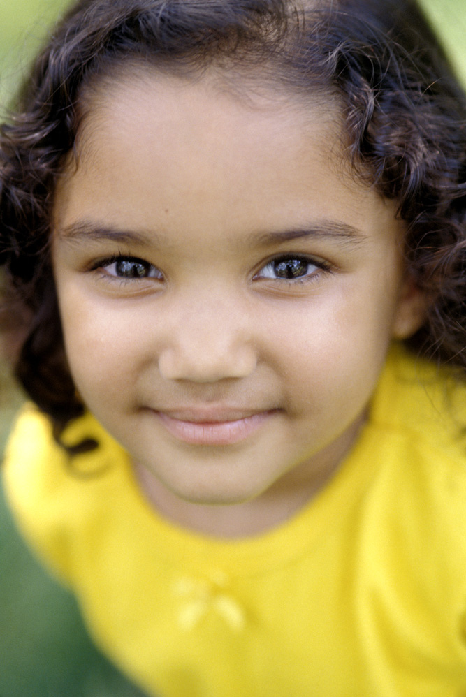 Child portrait outdoors